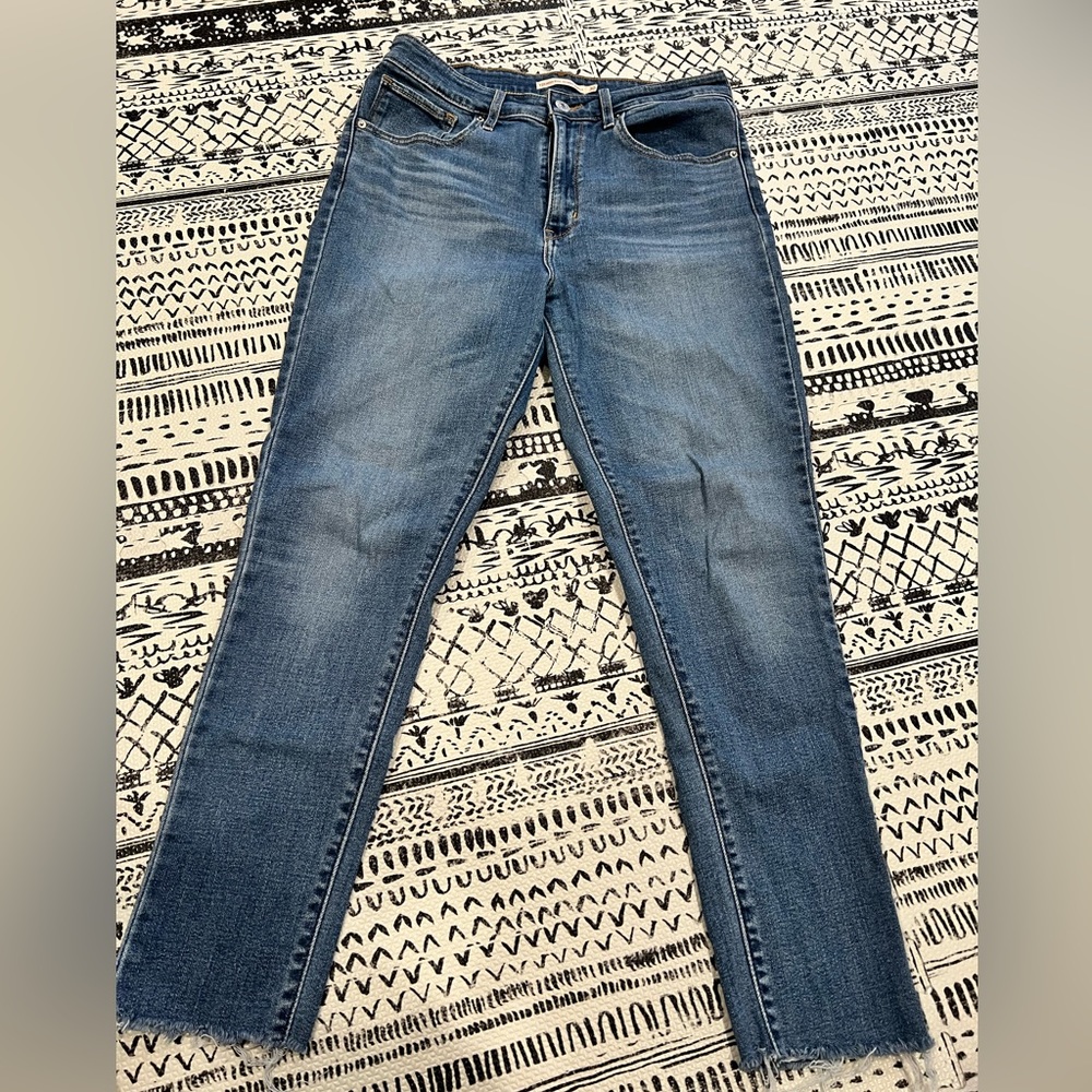 721 High Rise Skinny Ankle Levi Jeans